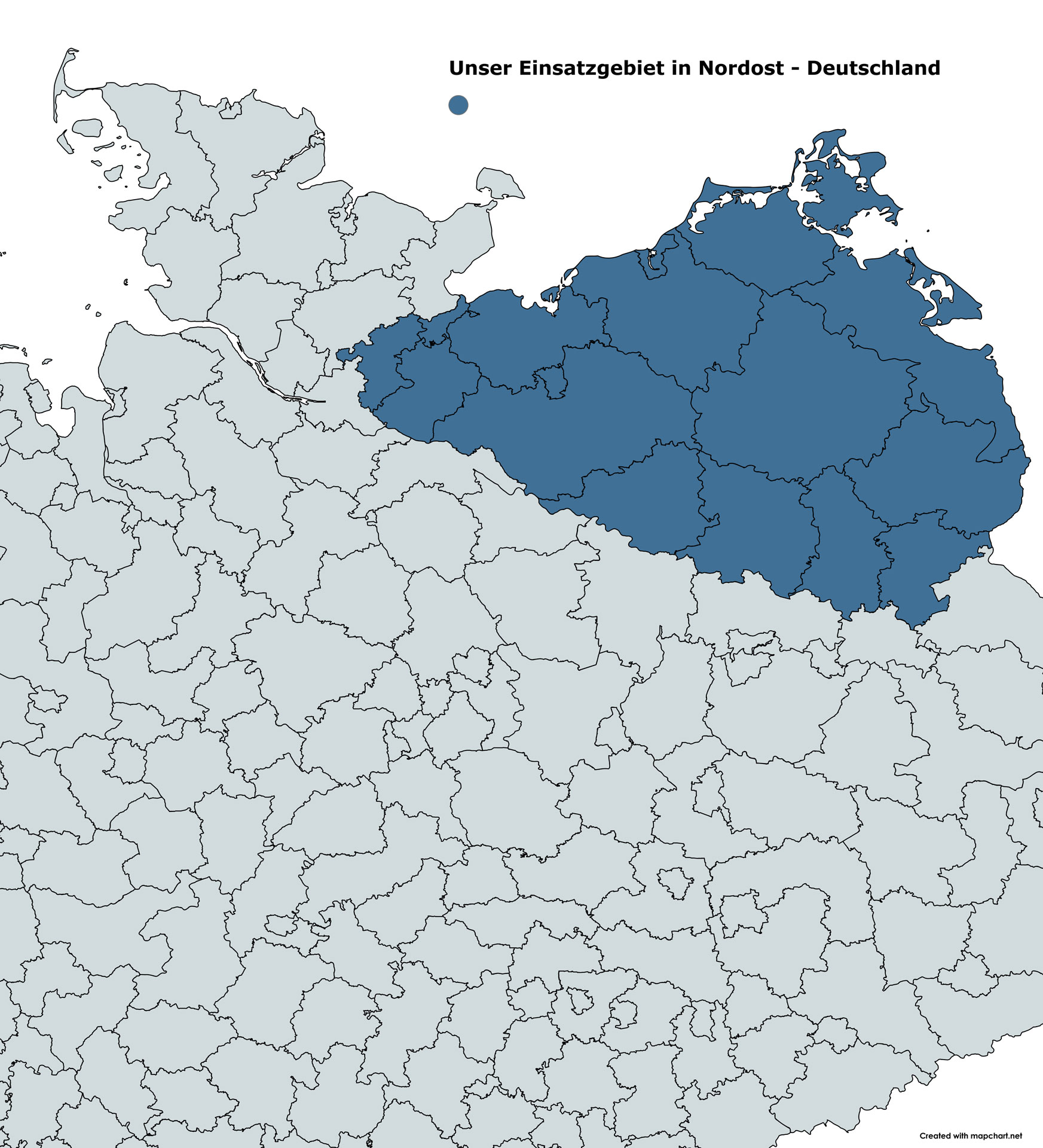 Einsatzgebiet Nordost-Deutschland
